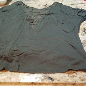 Anthropologie Tiny brand open back shirt